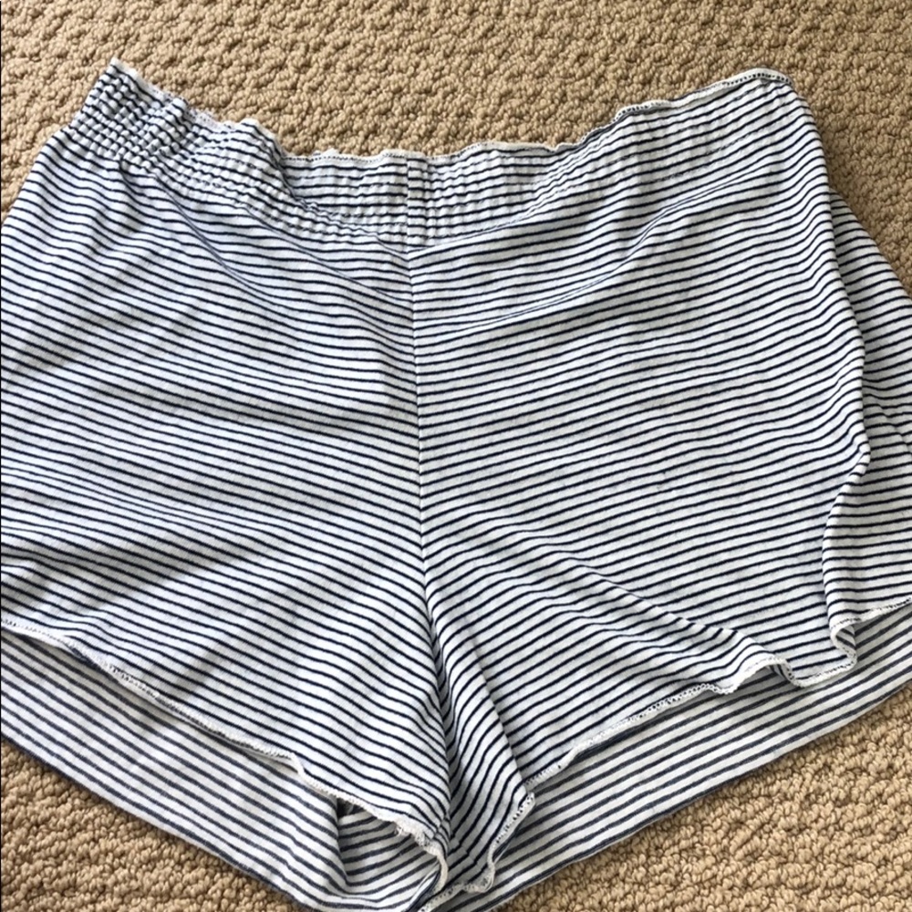 brandy melville striped shorts